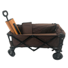 Heavy Duty Collapsible Outdoor Garden Wagon for Yard & Planting Tasks - Aroflit