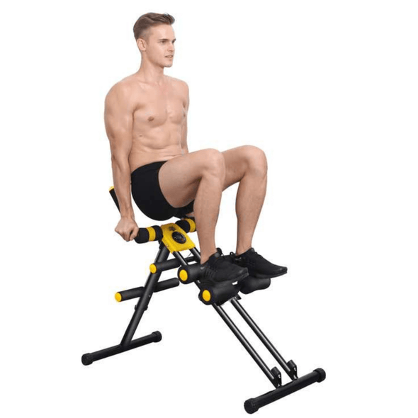 Heavy Duty Core Ab Workout Crunch Machine, Home Exercise Equipment - Aroflit