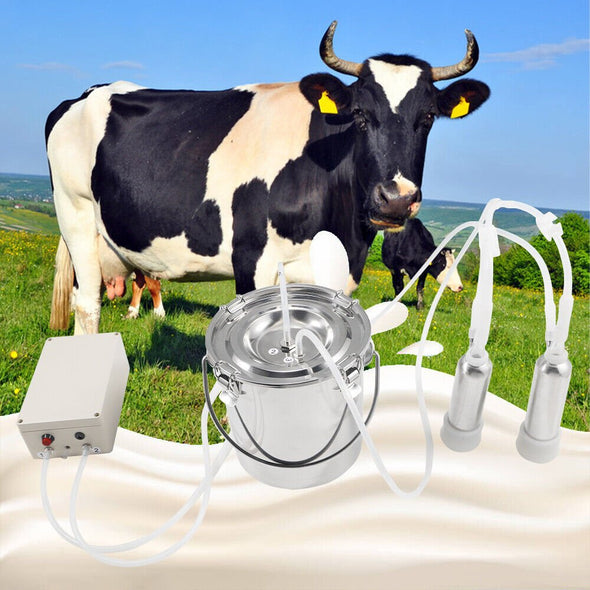Heavy Duty Cow / Goat Suction Milking Machine – 6L Capacity - Aroflit