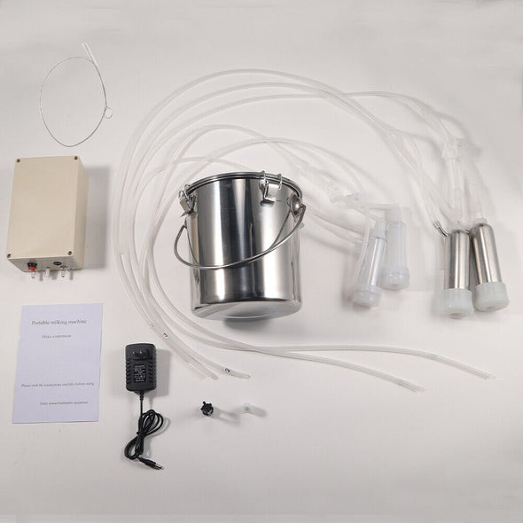 Heavy Duty Cow / Goat Suction Milking Machine – 6L Capacity - Aroflit
