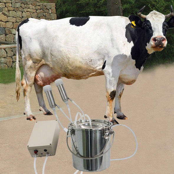 Heavy Duty Cow / Goat Suction Milking Machine – 6L Capacity - Aroflit