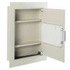 Heavy Duty Digital Recessed Wall Safe, Fireproof, Hidden, 0.8CF Storage - Aroflit