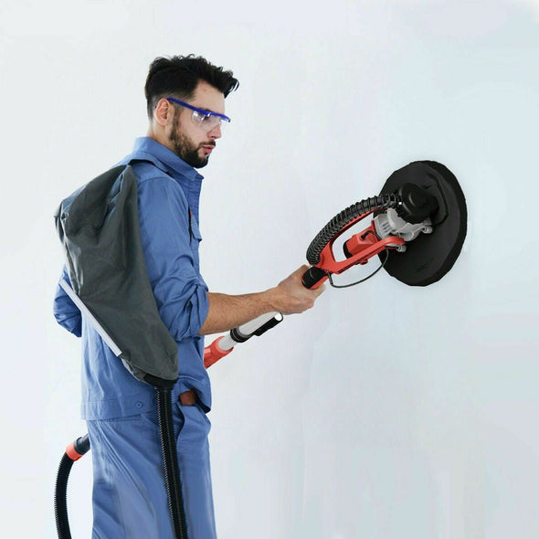 Heavy Duty Drywall Vacuum Pole Sander with LED Light & Dust Collection - Aroflit