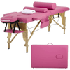 Heavy Duty Foldable Professional Massage Bed Set with Carrying Case - Aroflit