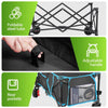 Heavy Duty Foldable Wagon Cart, Portable, Durable, Compact Design - Aroflit
