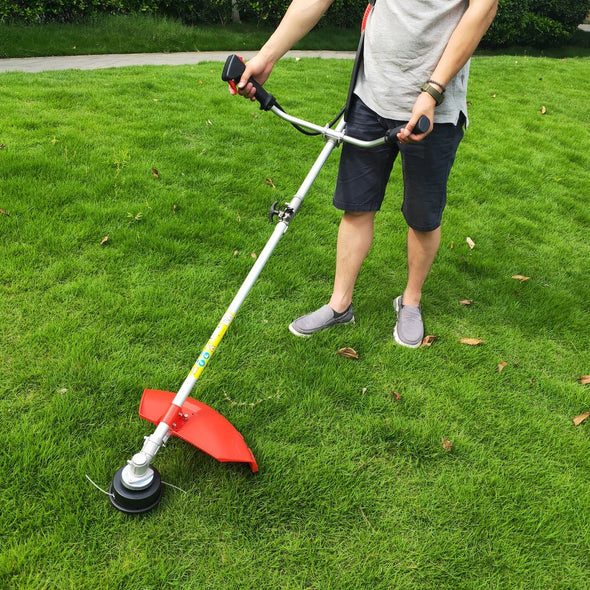 Heavy Duty Gas Powered Bladed String Grass Cutter Trimmer 52CC - Aroflit