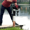 Heavy Duty Gas Powered Hydraulic Fence Post Driver 32.6cc - Aroflit