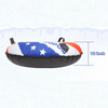Heavy Duty Inflatable Saucer Snow Tube Sled, Kids & Adults 44 - Inch - Aroflit
