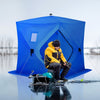 Heavy Duty Insulated Pop Up Winter Ice Fishing Tent Shanty - Aroflit