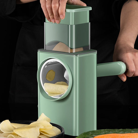 Heavy Duty Manual Rotary Vegetable Julienne Cutter Slicer Shredder - Aroflit
