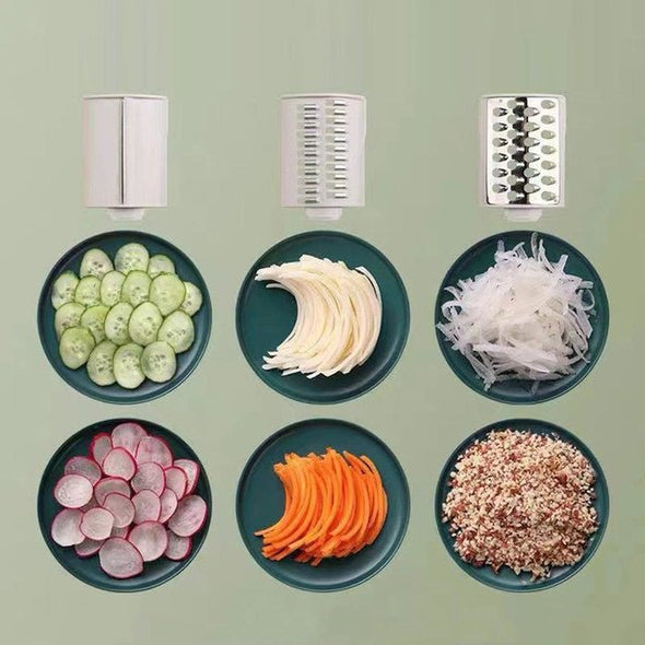 Heavy Duty Manual Rotary Vegetable Julienne Cutter Slicer Shredder - Aroflit