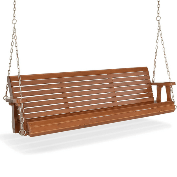 Heavy Duty Outdoor Front Porch Bench Swing - Aroflit