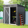 Heavy Duty Outdoor Storage Shed with Lockable Door, Weatherproof - Aroflit