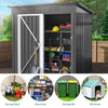 Heavy Duty Outdoor Storage Shed with Lockable Door, Weatherproof - Aroflit