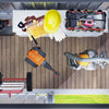 Heavy Duty Outdoor Storage Shed with Lockable Door, Weatherproof - Aroflit
