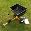 Heavy Duty Pull Behind Manure Fertilizer Compost Spreader – 85lbs - Aroflit