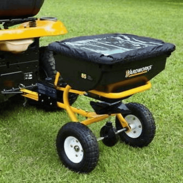 Heavy Duty Pull Behind Manure Fertilizer Compost Spreader – 85lbs - Aroflit