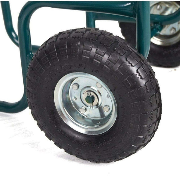 Heavy - Duty Rolling Firewood Log Carrier with Wheels, 220 Lb Capacity - Aroflit