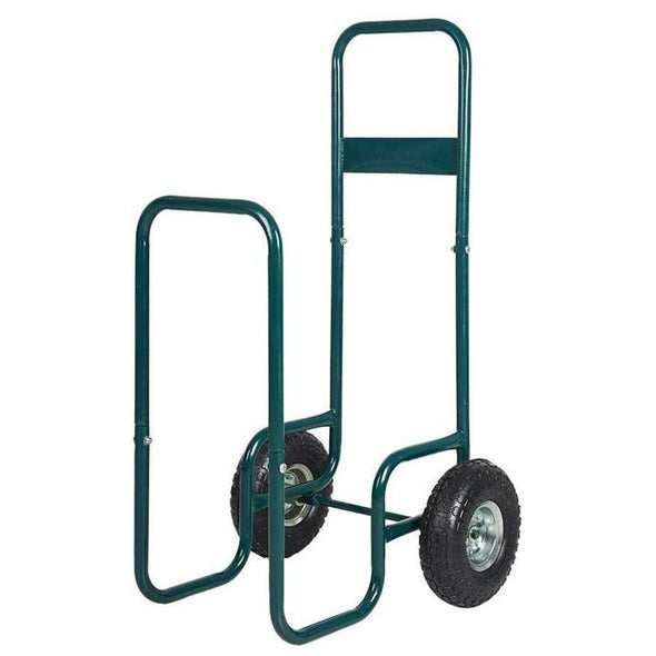 Heavy - Duty Rolling Firewood Log Carrier with Wheels, 220 Lb Capacity - Aroflit