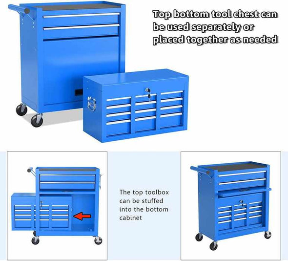 Heavy Duty Rolling Tool Chest Box cart - Aroflit