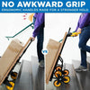 Heavy Duty Stair Climbing Convertible Hand Truck Dolly 330lbs Capacity - Aroflit