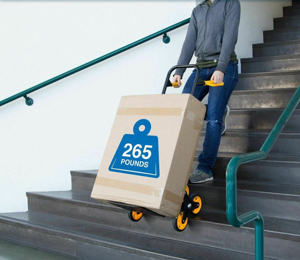 Heavy Duty Stair Climbing Convertible Hand Truck Dolly 330lbs Capacity - Aroflit