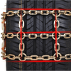 High Traction Heavy Duty Snow Car Tire Chains (8PCS) for SUVs & Trucks - Aroflit