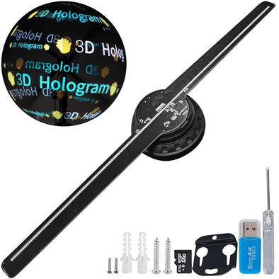 Holographic 3D Projector, Floating Displays with HD LED Lights - Aroflit