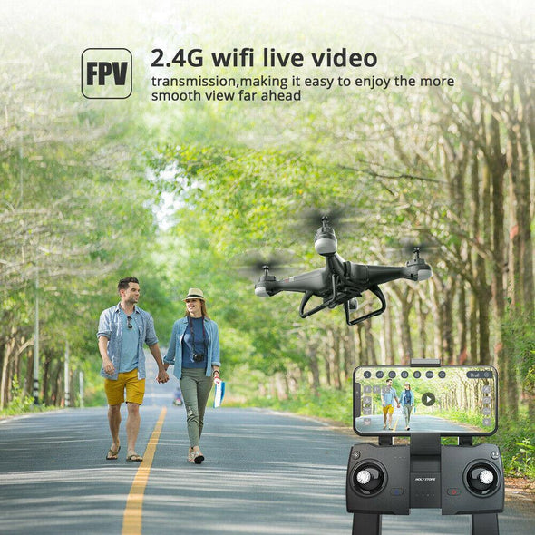 Holy Stone HS110G Drone Camera, 1080P HD with GPS, Follow Me & FPV - Aroflit