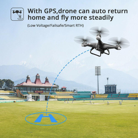 Holy Stone HS110G Drone Camera, 1080P HD with GPS, Follow Me & FPV - Aroflit