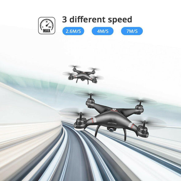 Holy Stone HS110G Drone Camera, 1080P HD with GPS, Follow Me & FPV - Aroflit