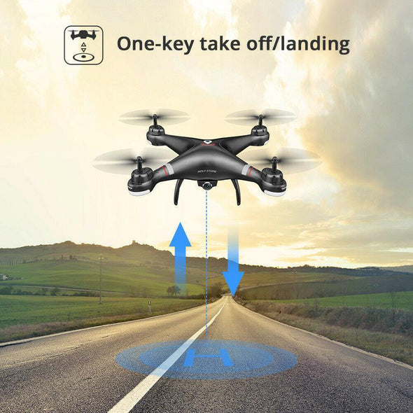 Holy Stone HS110G Drone Camera, 1080P HD with GPS, Follow Me & FPV - Aroflit