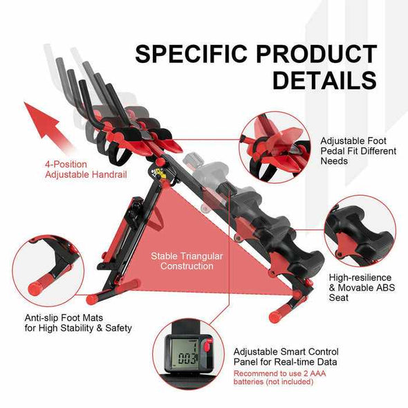 Home Indoor Compact Folding Portable Rowing Machine - Aroflit