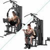 Home Workout Gym Equipment Weight Machine W/ Leg Press - Aroflit