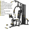 Home Workout Gym Equipment Weight Machine W/ Leg Press - Aroflit