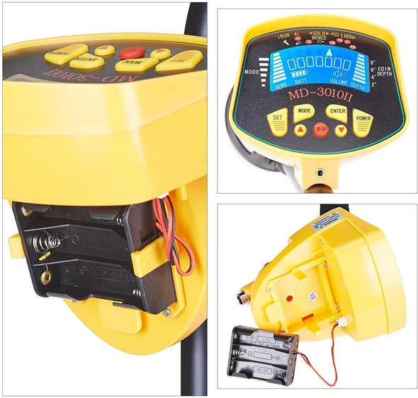 Hunter B7 Professional Gold Metal Detector, LCD Metal Finder - Aroflit