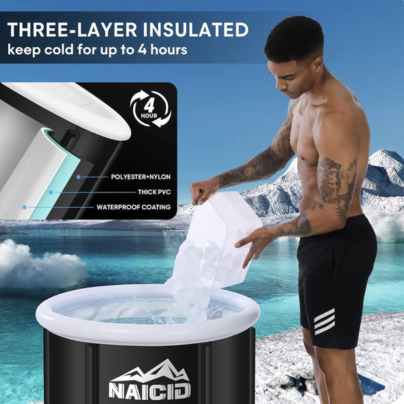 IceFix 2.0 Recovery Ice Bath, Portable Cold Therapy for Fast Recovery - Aroflit