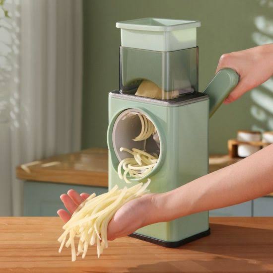 Heavy Duty Manual Rotary Vegetable Julienne Cutter Slicer Shredder