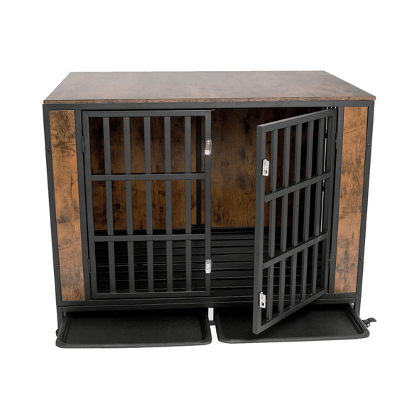 Indestructible Heavy Duty Dog Escape Proof Kennel Crate - Aroflit