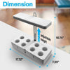 Indoor Hydroponic Garden with LED Grow Lights for Fresh Herbs, Veggies - Aroflit