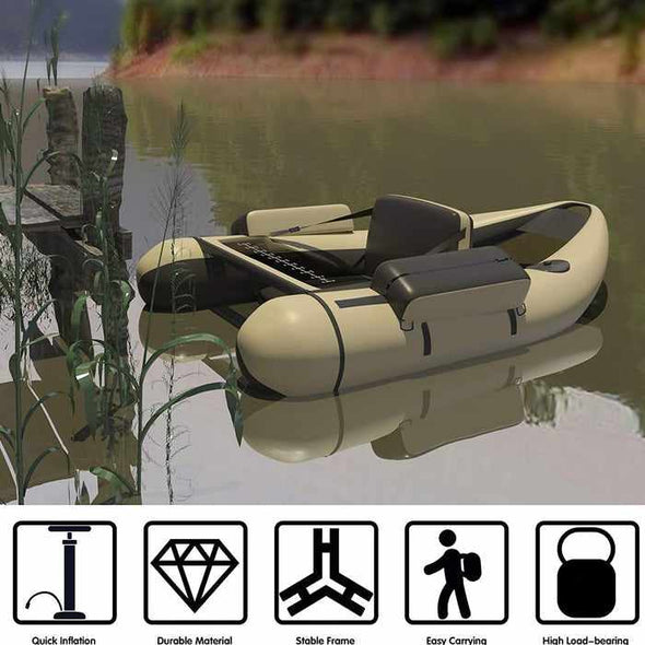 Inflatable Blow Up Fishing Pontoon Boat - Aroflit