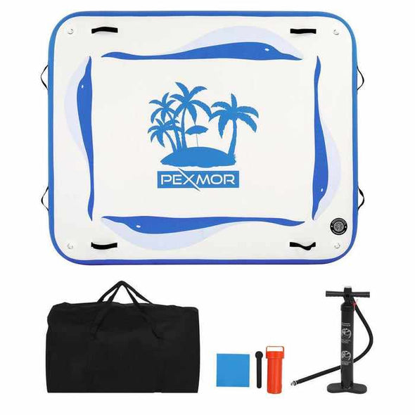 Inflatable Floating Island Dock - Aroflit