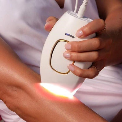 IPL Laser Hair Removal Handset for Painless Permanent Hair Reduction - Aroflit