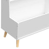 Kids Bookshelf & Toy Storage, 2 - Tier Shelving with Open Toy Bin - Aroflit