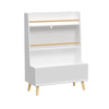 Kids Bookshelf & Toy Storage, 2 - Tier Shelving with Open Toy Bin - Aroflit