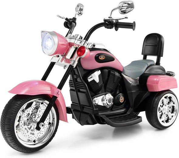 Kids' Ride - On Motorcycle with Adjustable Headlight and All - Terrain Wheels - Aroflit