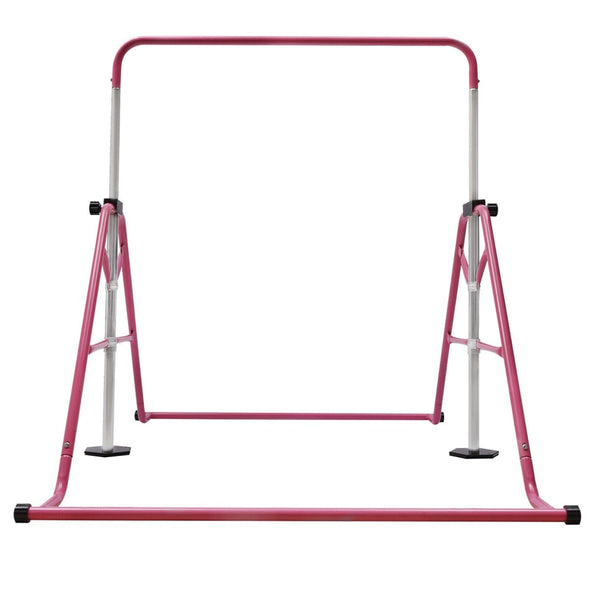 Kids Sturdy Adjustable Gymnastics Horizontal Kip Bar Indoor/Outdoor - Aroflit