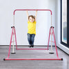 Kids Sturdy Adjustable Gymnastics Horizontal Kip Bar Indoor/Outdoor - Aroflit