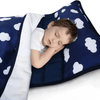 Kids Travel Friendly Preschool Daycare Nap Mat with Pillow, Portable - Aroflit