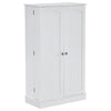 Kitchen Pantry Cabinet, Adjustable Shelves, Large Storage, White - Aroflit